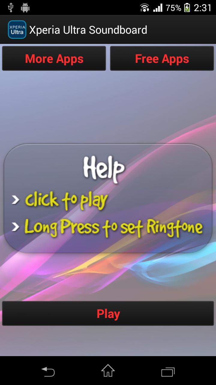 Xperia Ultra Soundboard