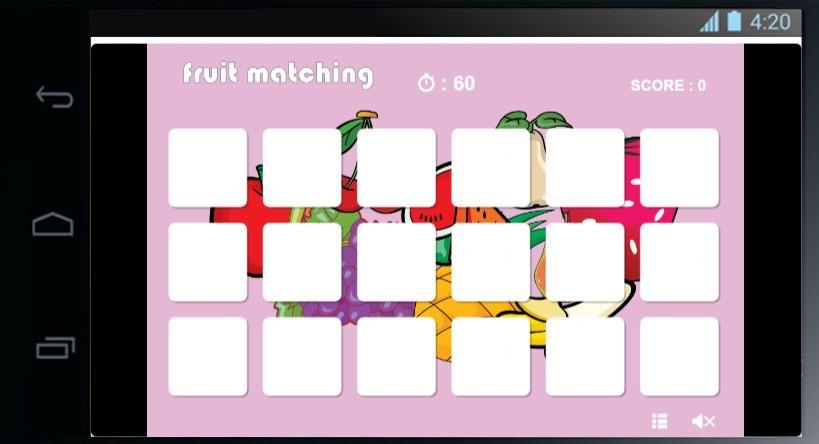 Fruit Matching Game