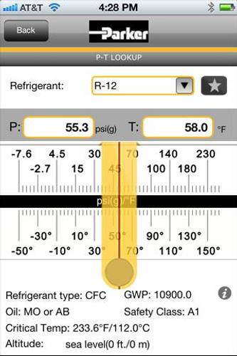 ChillMaster P-T Chart