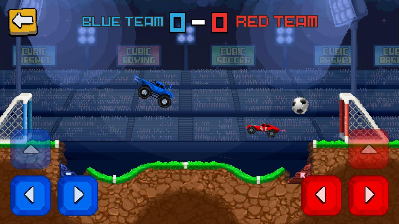 Pixel Cars. Soccer