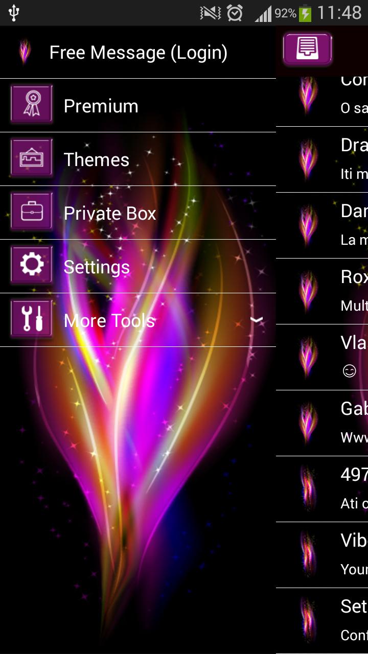 GO SMS Color HD Theme