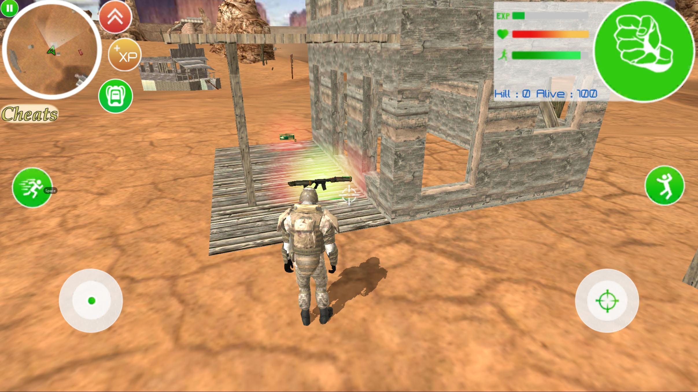 Desrt Free Fire Battleground  Commando