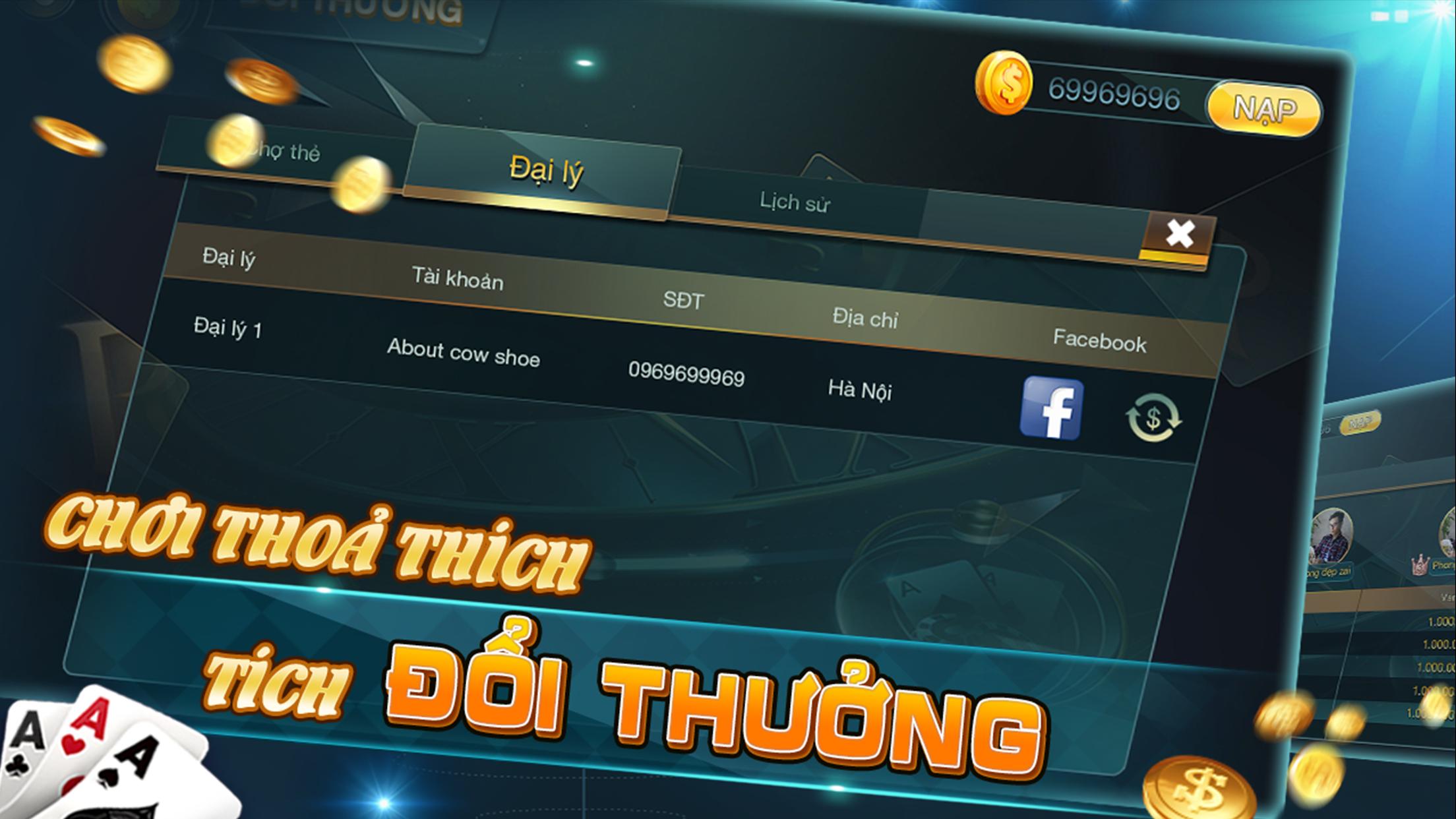 BAI THIEN DIA - GAME DANH BAI DOI THUONG CHAT