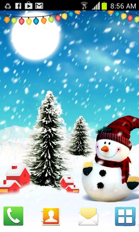 Christmas Snow Live Wallpaper