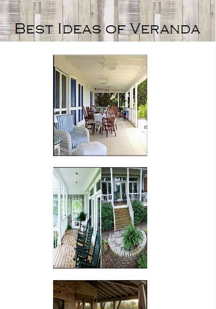 Best Ideas of Veranda