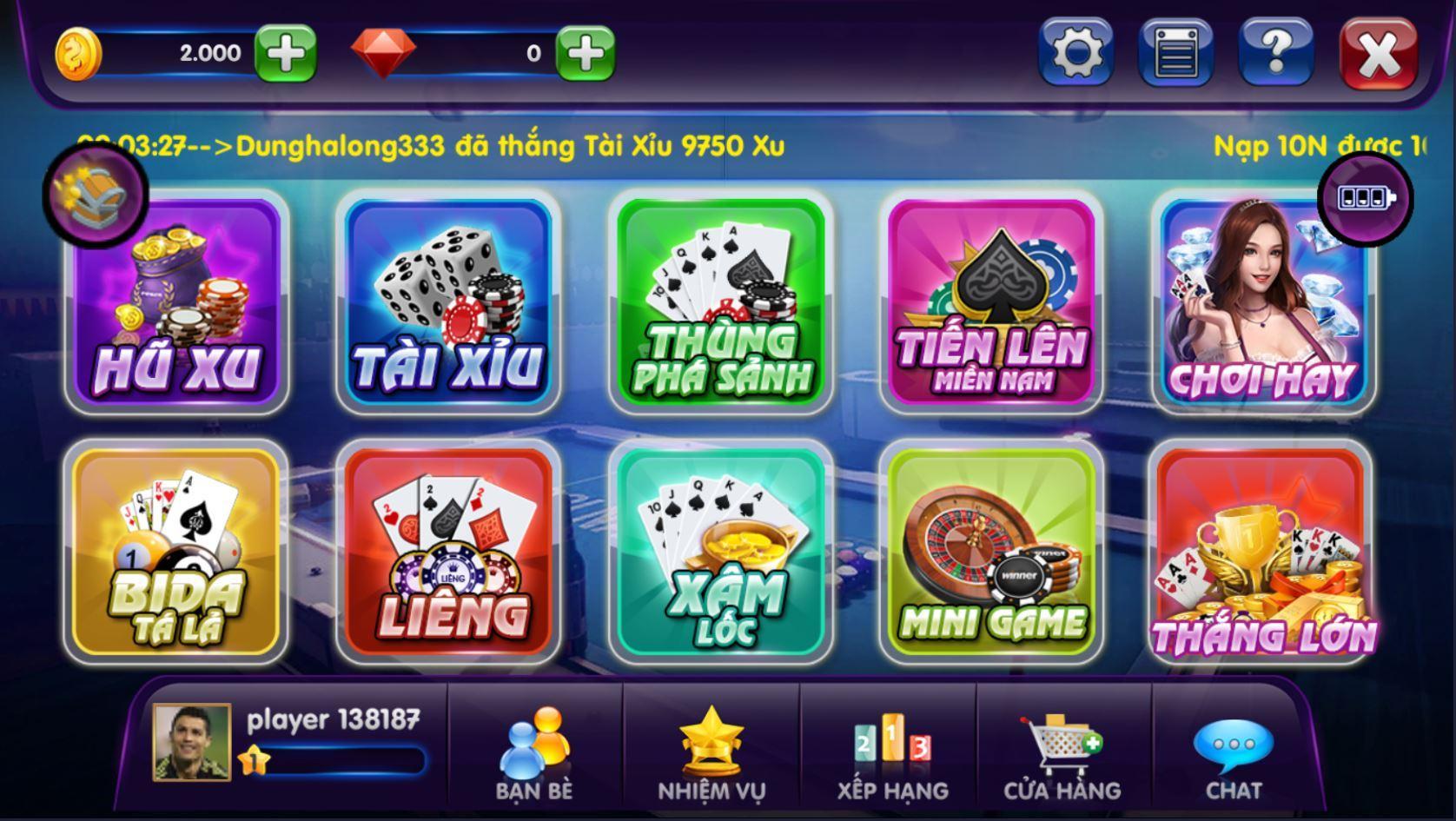 TiTI Club bida bai tien len mien nam lieng sam loc