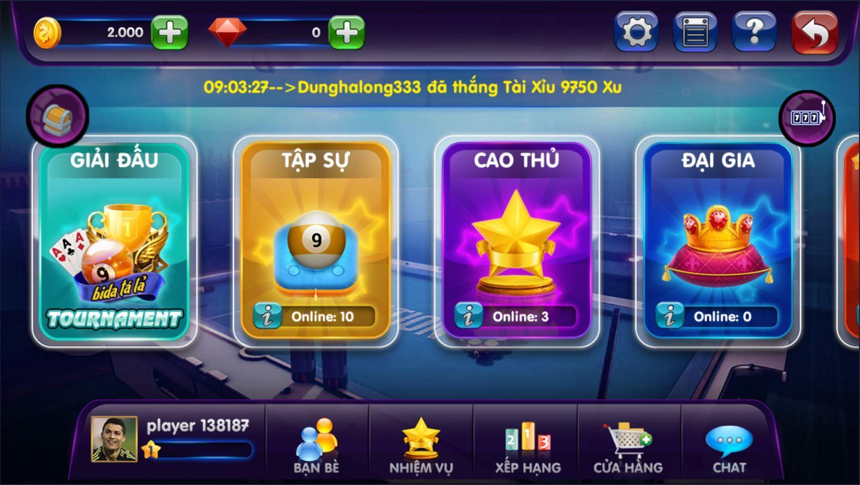 TiTI Club bida bai tien len mien nam lieng sam loc