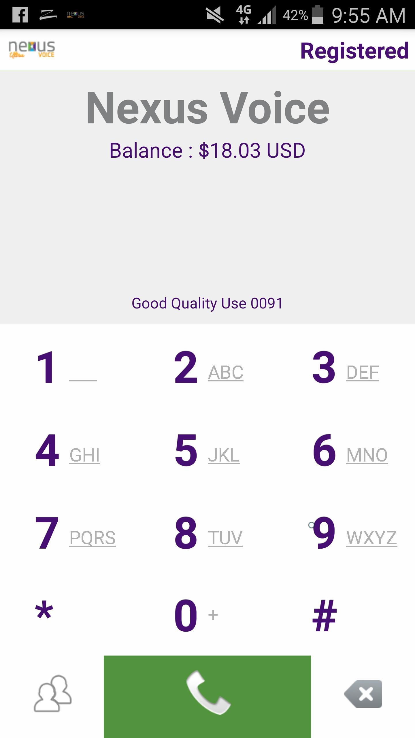 NexusVoice ultra free data uae