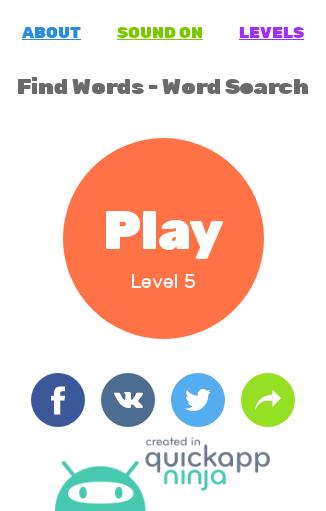 Find Words - New Edition