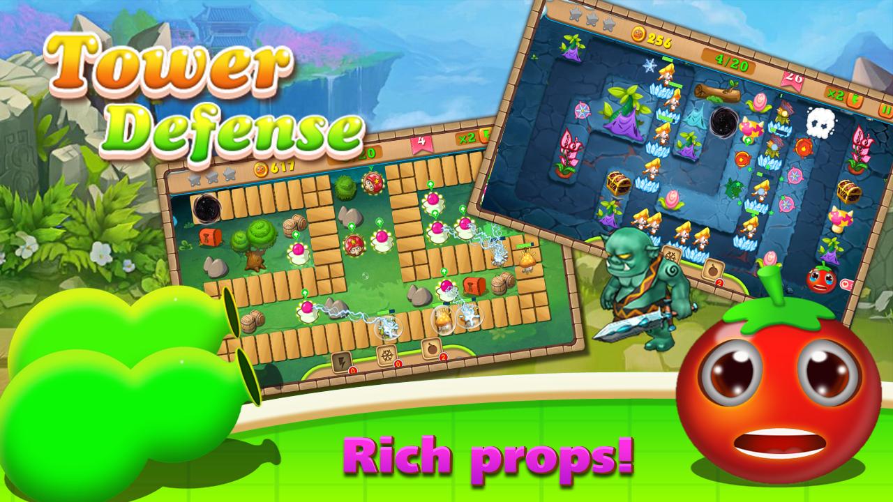 Tower Defense : Fruit War