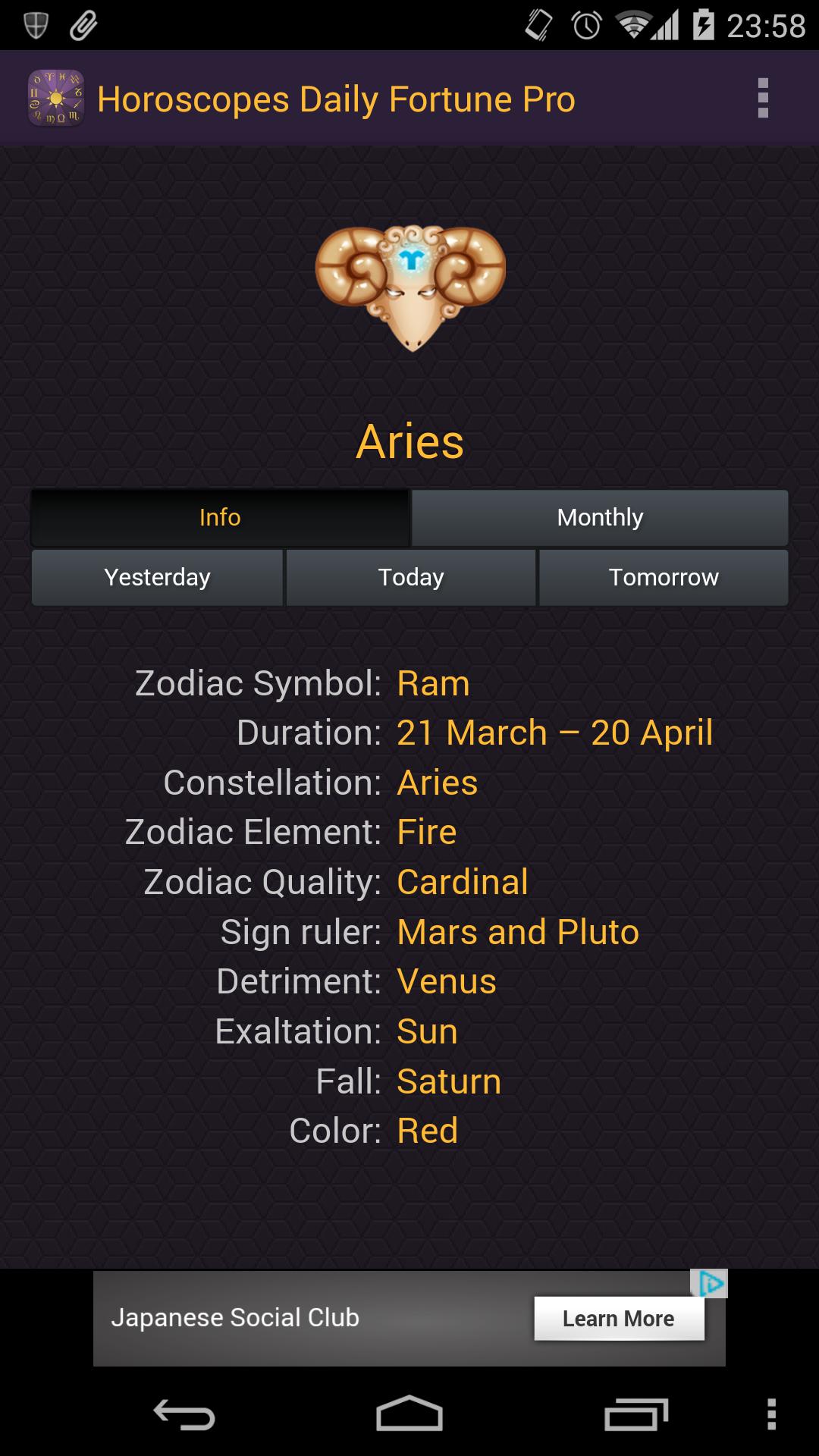 Horoscopes Daily Fortune 2015