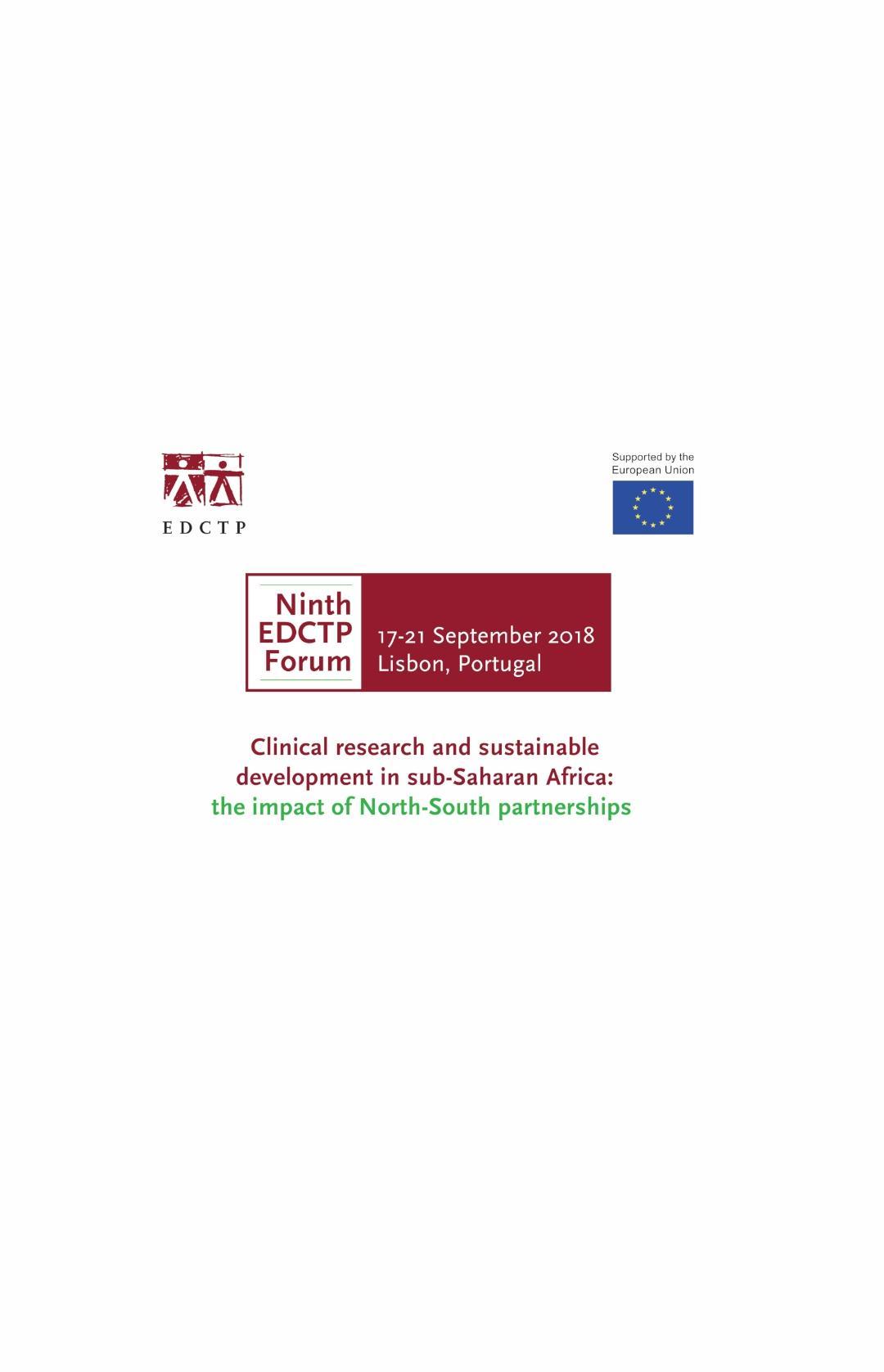 Ninth EDCTP Forum 2018