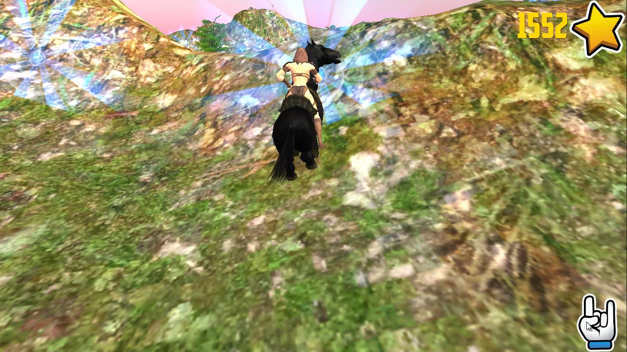 Horse trip crossed the road