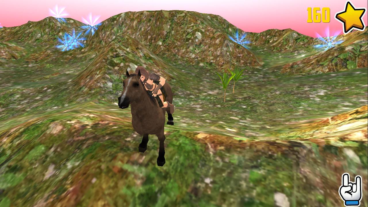 Horse trip crossed the road