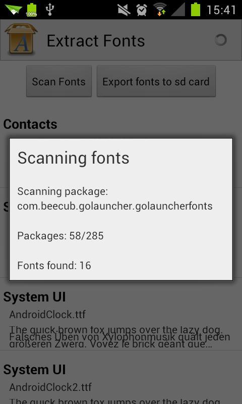 Extract Fonts