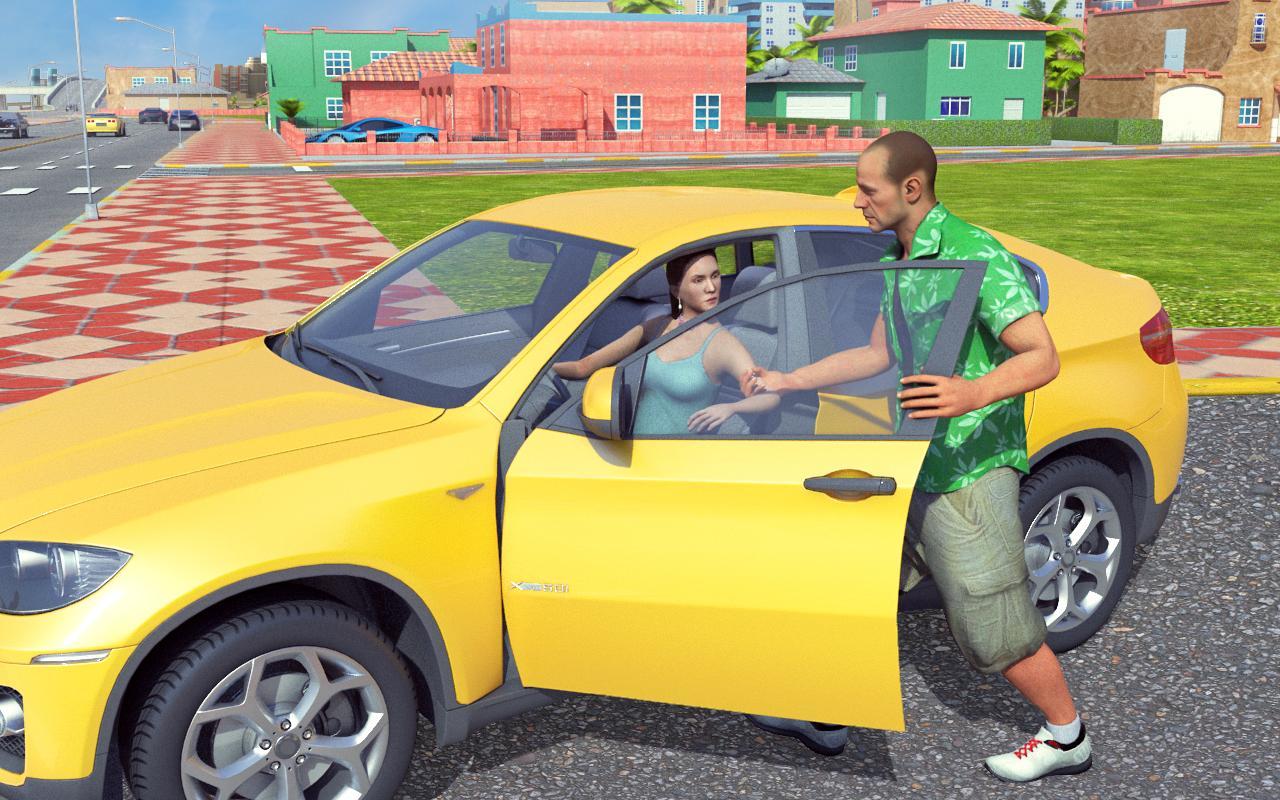 Crime Miami Gangster Car Driving & Shooting