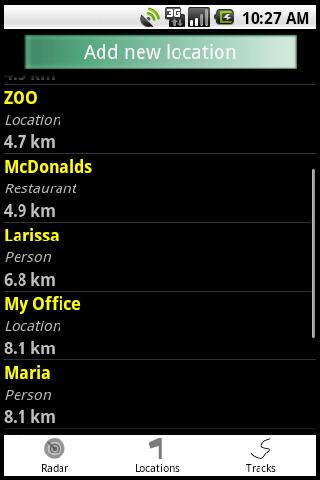 Hansel's Personal Radar