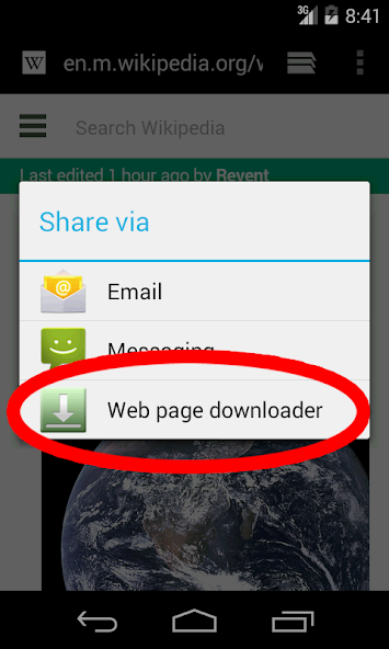 Web page downloader