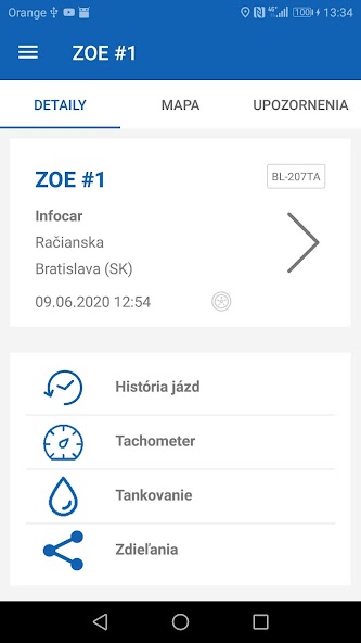 Infocar (GPS monitoring)