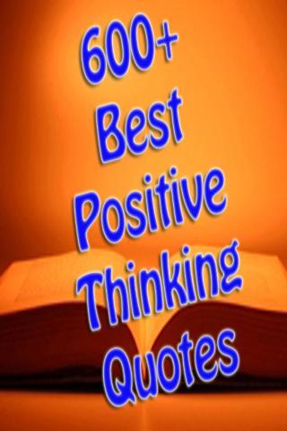 Best Positive Thinking Quotes