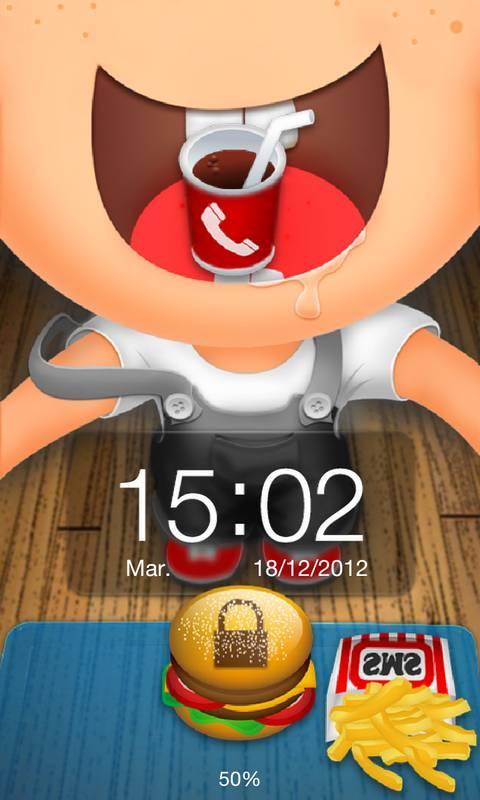 Fast Food theme Go Locker