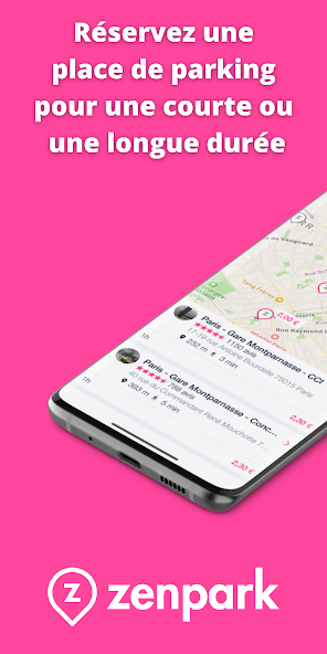 Zenpark, book a parking space