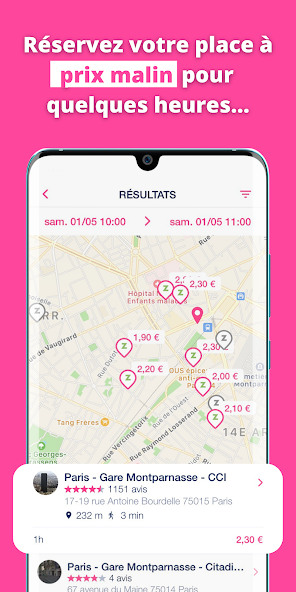 Zenpark, book a parking space