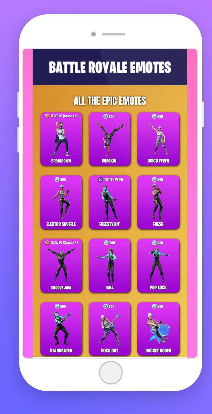 BATTLE ROYALE EMOTES DANCES