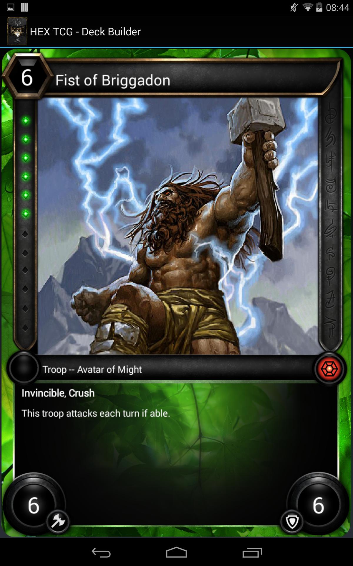 Hex TCG - Deck Builder