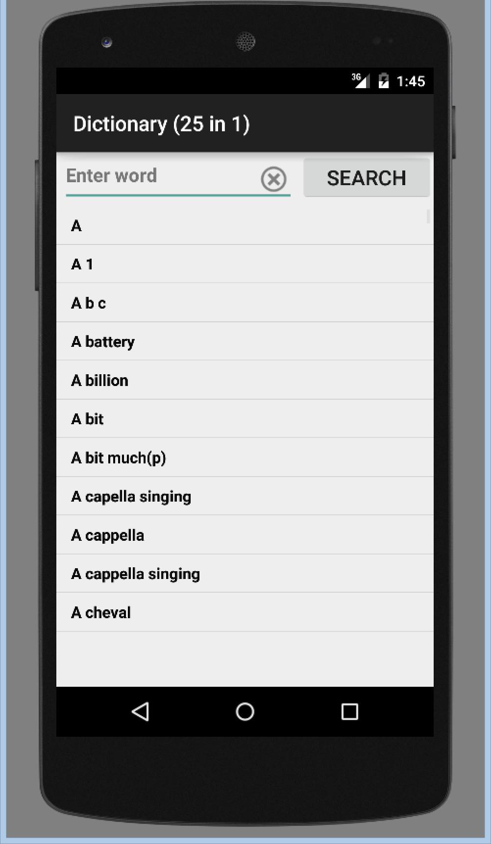 Dictionary (25 in 1)