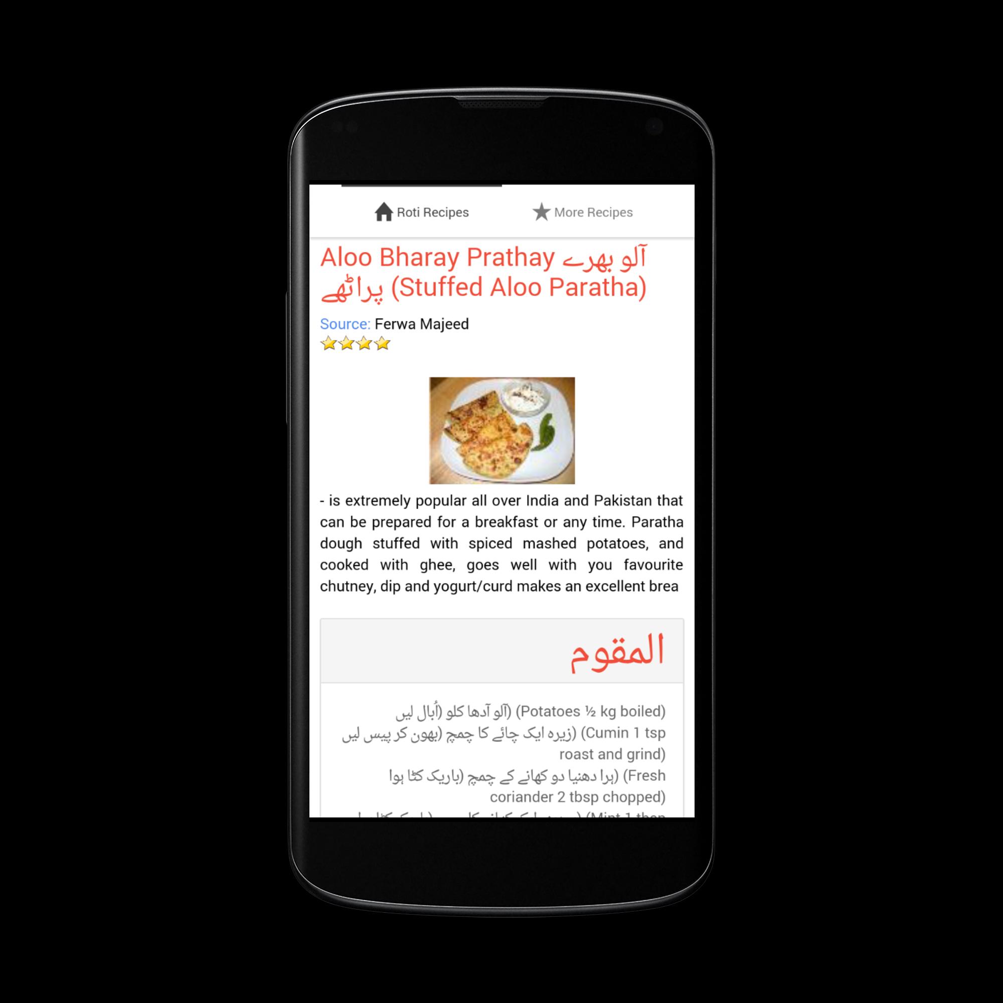 Roti Recipes in Urdu