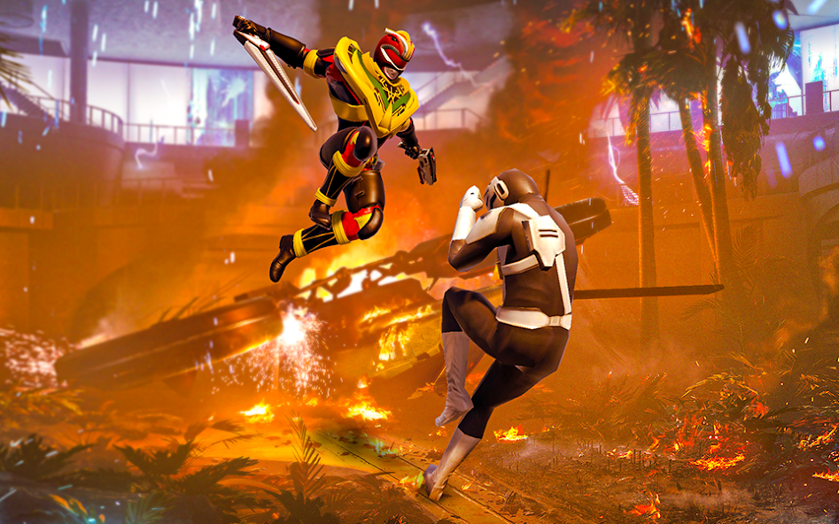 Hero Dino Warrior Ranger Fight