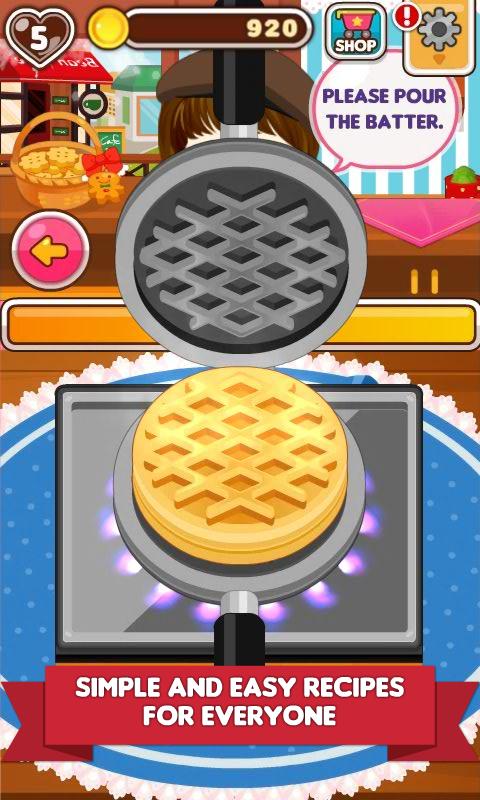 Chef Judy: Waffle Maker - Cook