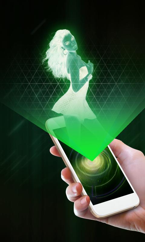 Blonde Hologram 3D Simulator