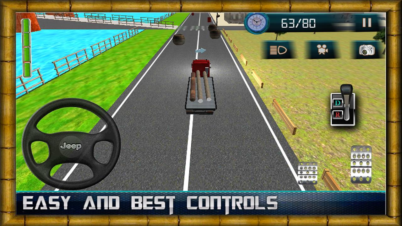 Cargo Truck Driver Mountain