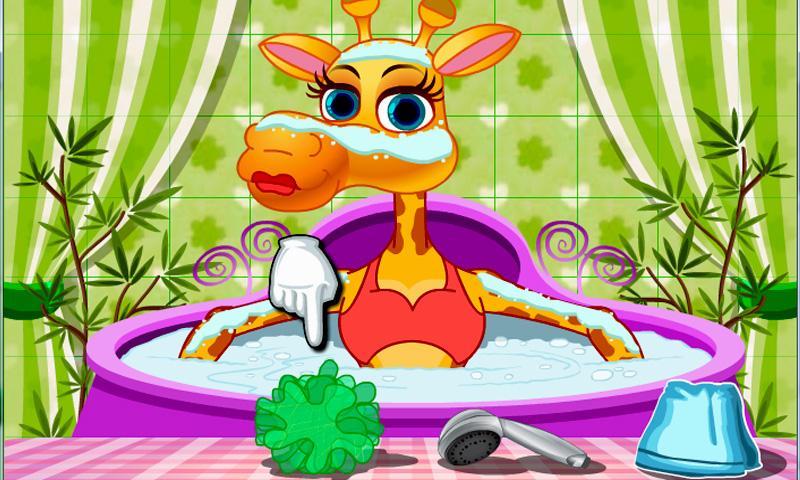 Giraffe Spa Games for Girls
