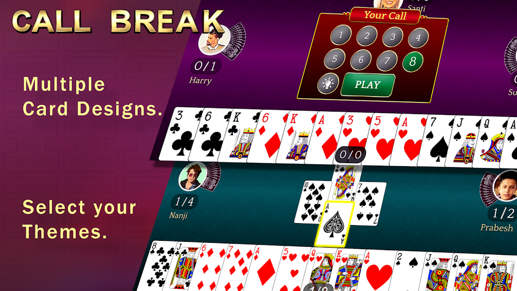 Callbreak, Ludo & 29 Card Game