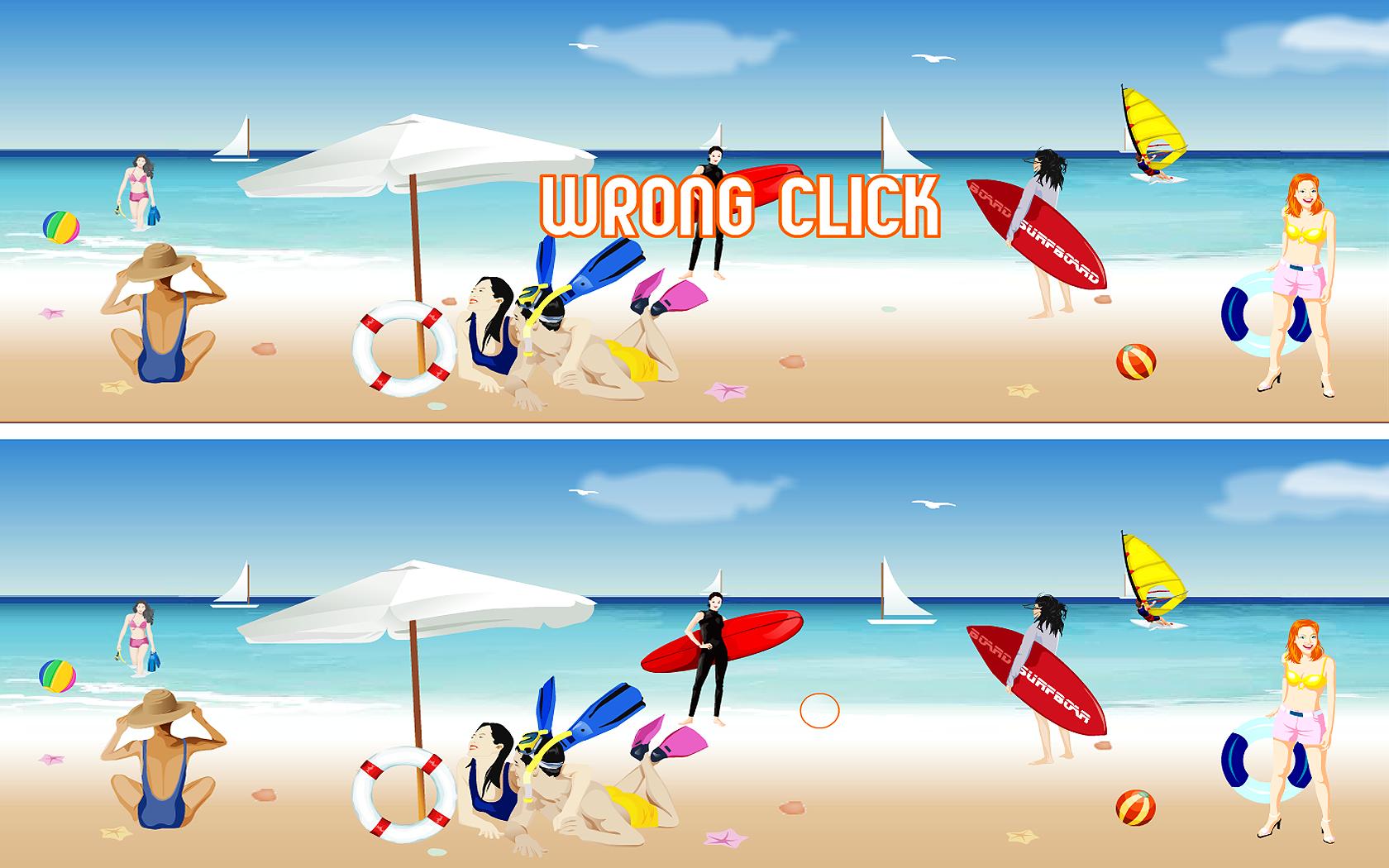 Find Differences Beach