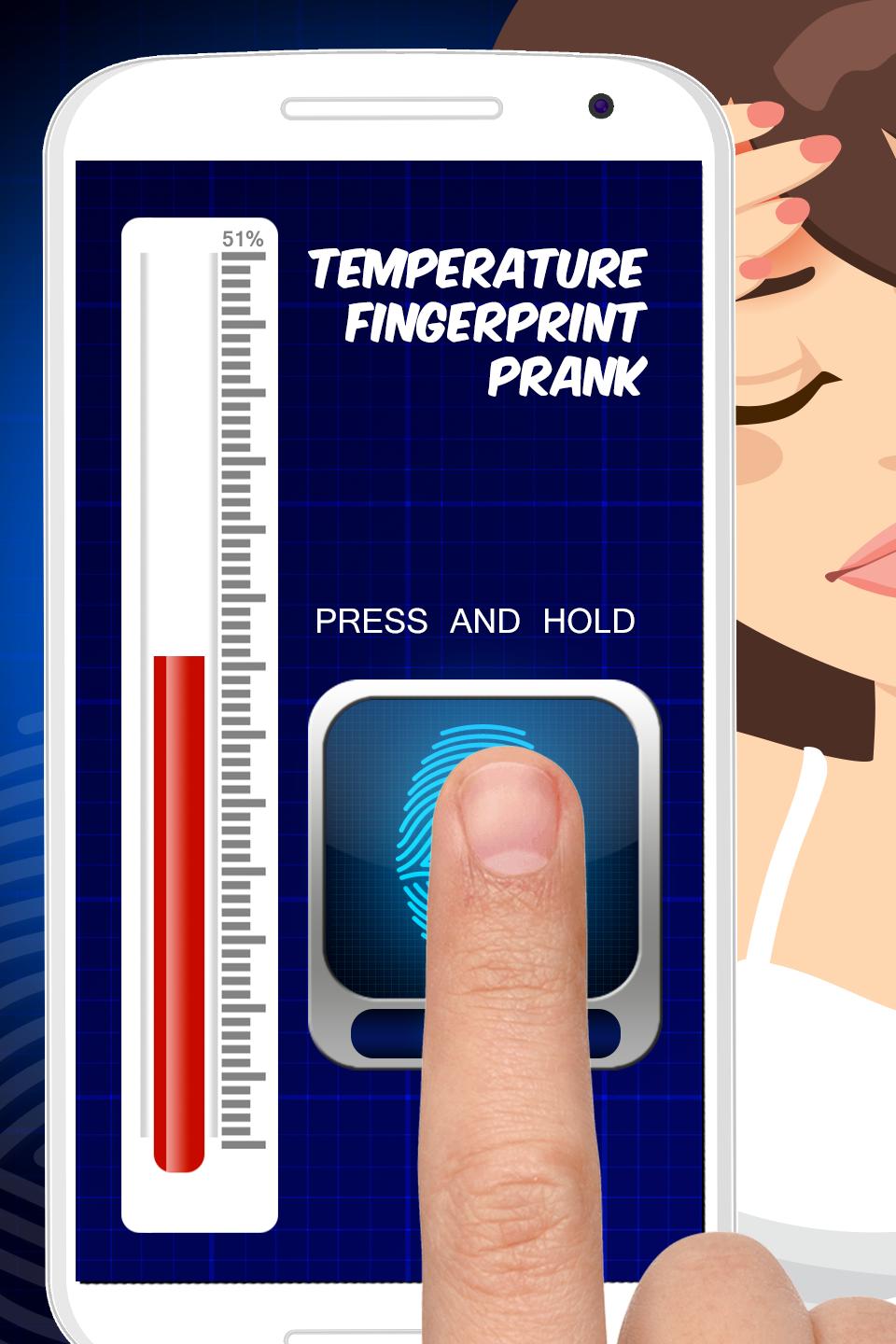 Temperature fingerprint prank