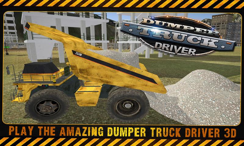 Dumper Truck Excavator Driver