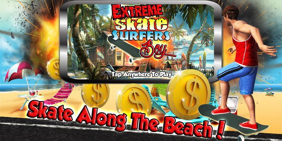 Extreme Skate Surfers Boy