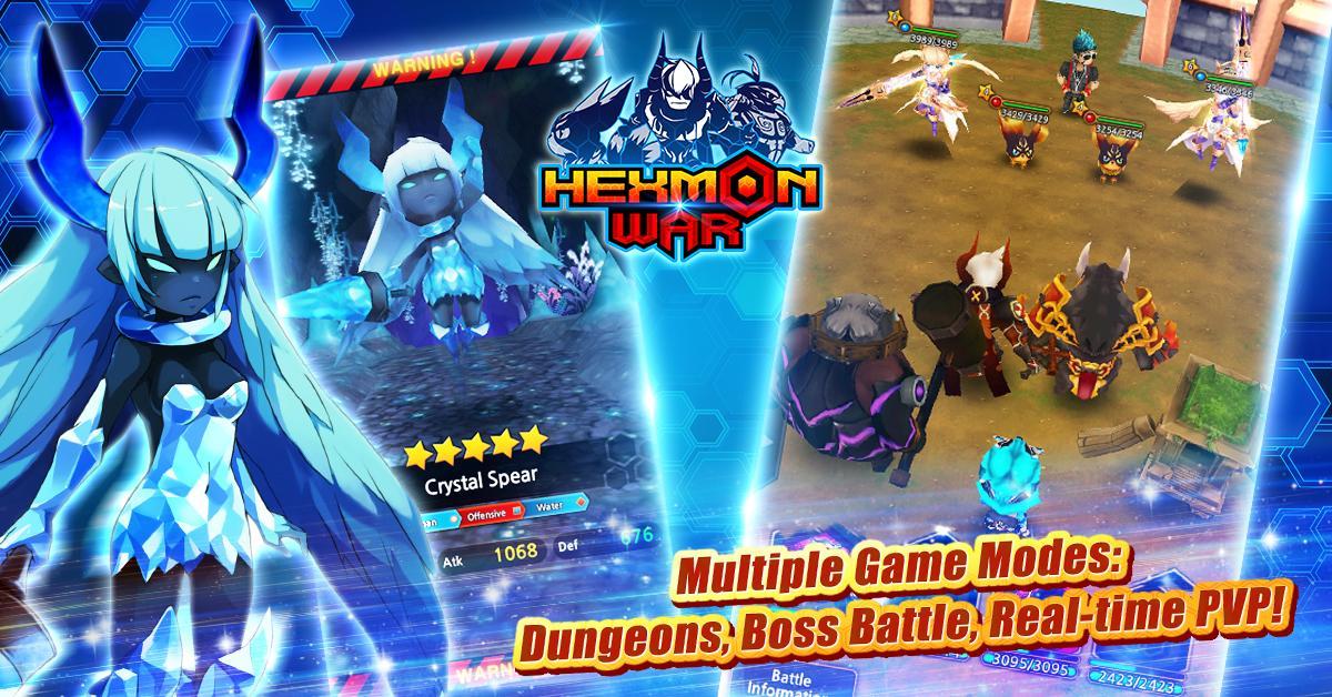 Hexmon War- Monster Collecting RPG