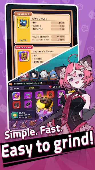 Helic: Isekai Cat - afk games