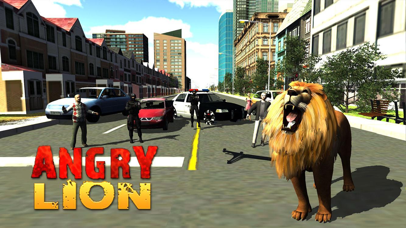 Angry Lion Attack 2016