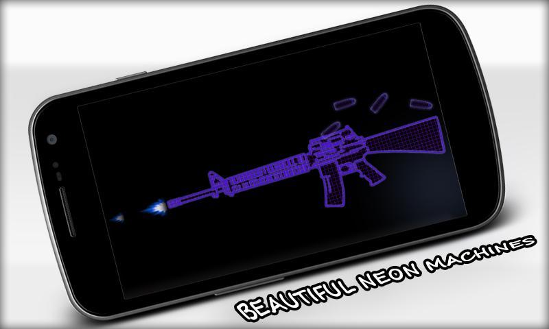 Neon Weapon War Gun