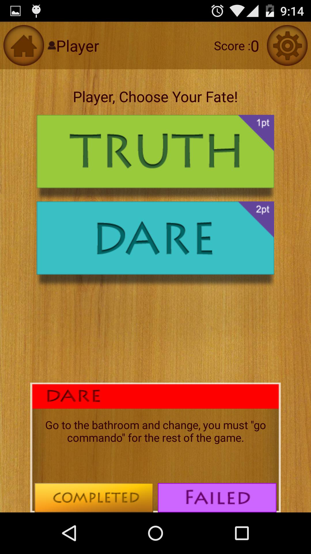 Truth/Dare Game