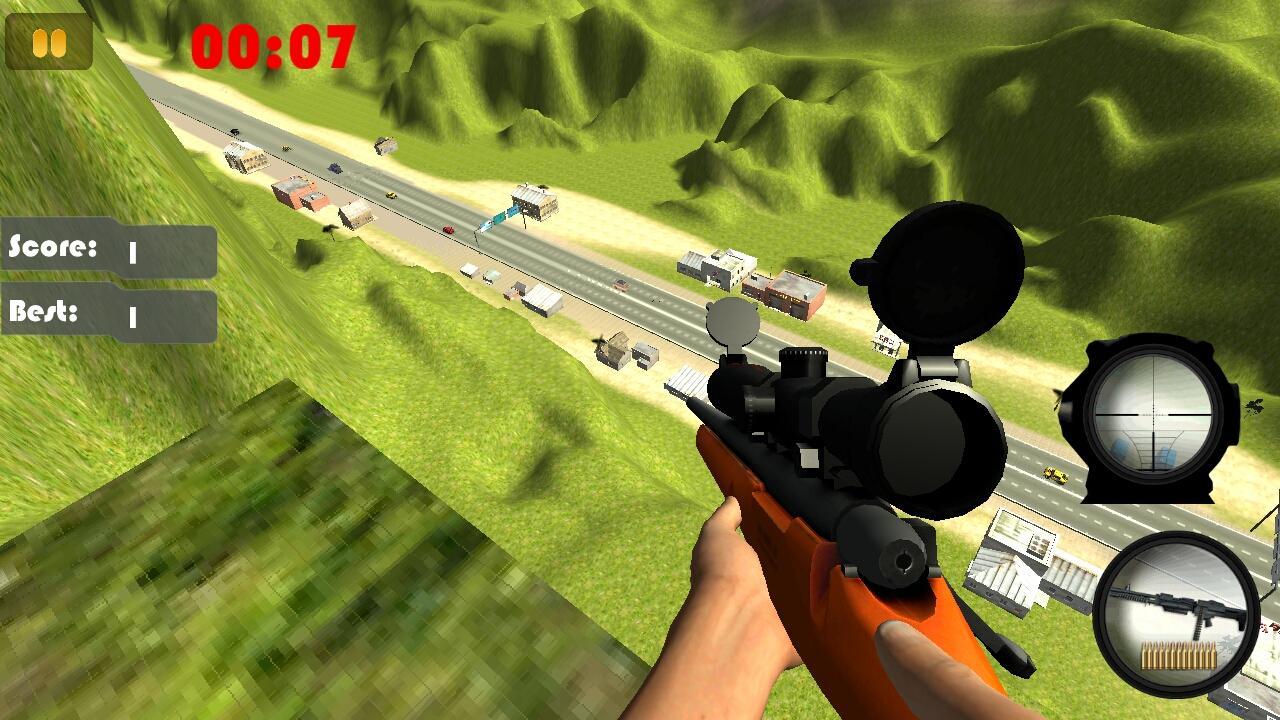 Sniper Road Traffic Shooter 3D