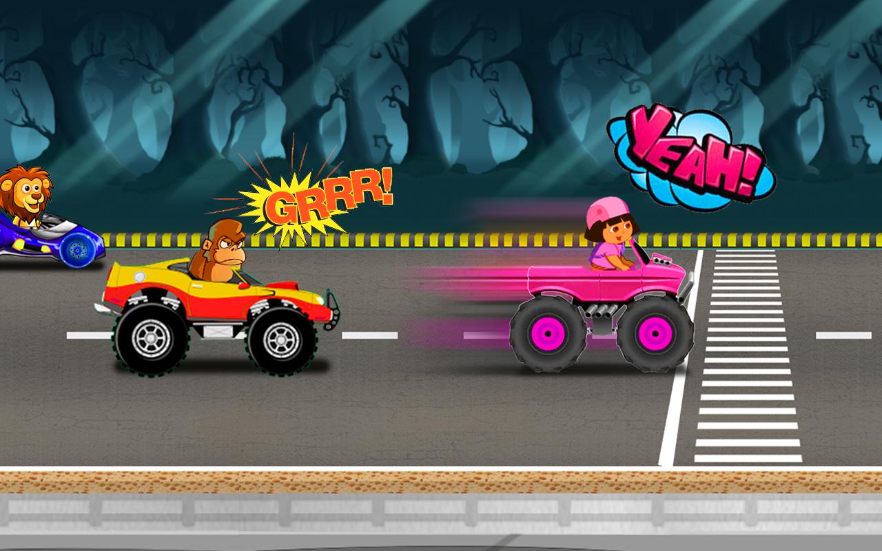 Girl Hill Climb Racing