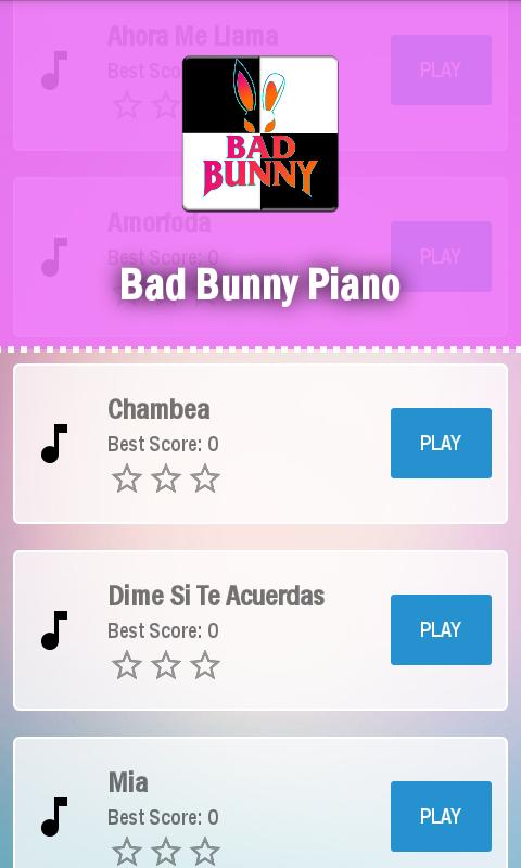 Bad Bunny Piano