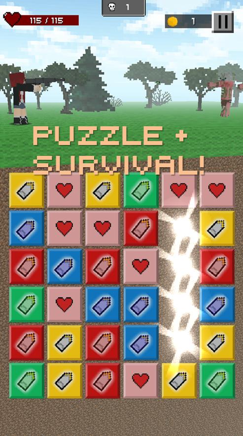 Puzzle Pixel Survival - 3Match